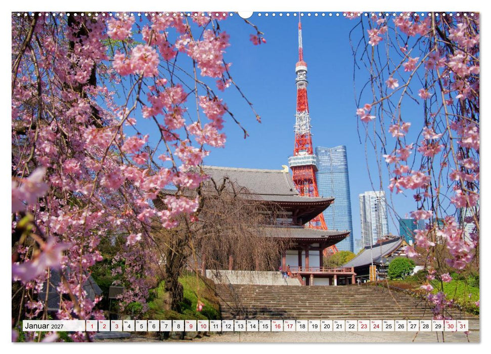 Japan im Frühling (CALVENDO Wandkalender 2027)