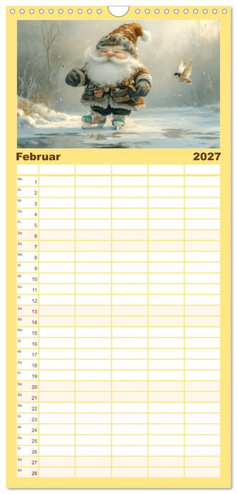 Zwergenland - Kinderkalender (CALVENDO Familienplaner 2027)