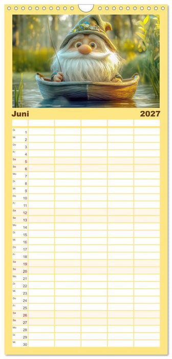 Zwergenland - Kinderkalender (CALVENDO Familienplaner 2027)