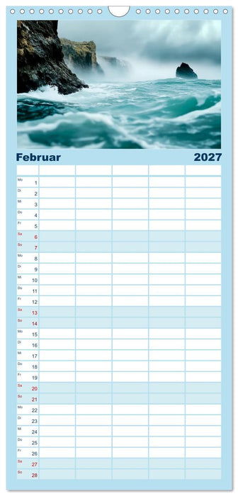 Mystischer Nebel (CALVENDO Familienplaner 2027)