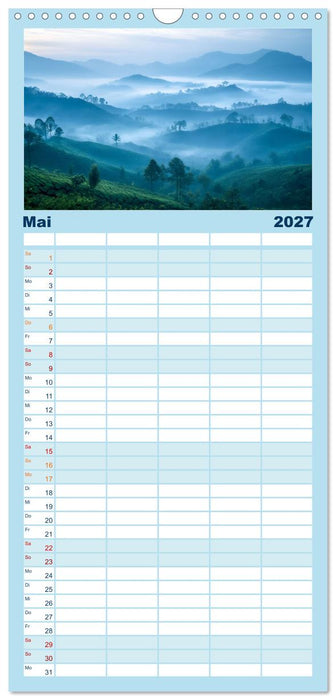 Mystischer Nebel (CALVENDO Familienplaner 2027)