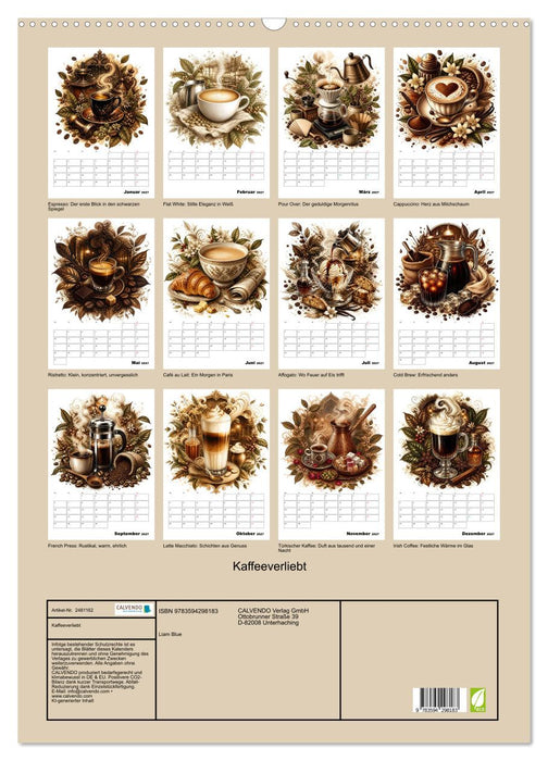 Kaffeeverliebt (CALVENDO Wandkalender 2027)