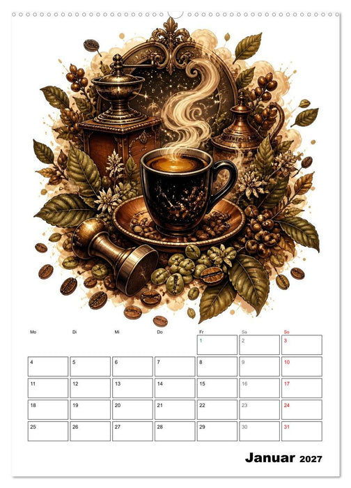 Kaffeeverliebt (CALVENDO Wandkalender 2027)