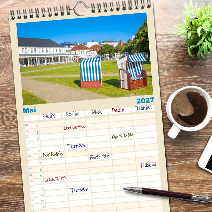 Norderney Sehnsuchtskalender (CALVENDO Familienplaner 2027)