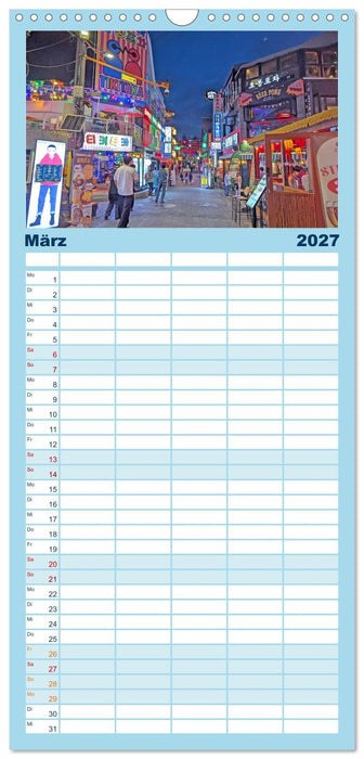 Seoul - Stadt der Kontraste (CALVENDO Familienplaner 2027)