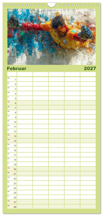 Fußball Torwart (CALVENDO Familienplaner 2027)