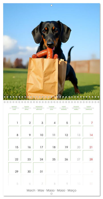 Dachshunds - lovely little dogs (CALVENDO Monthly Calendar 2027)