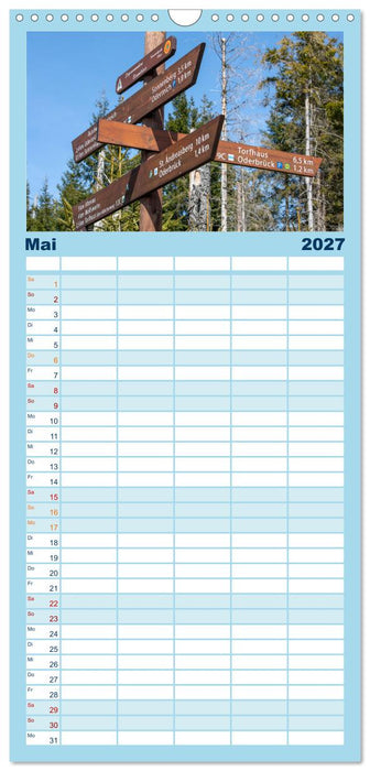 Sagenumwobener Harz (CALVENDO Familienplaner 2027)