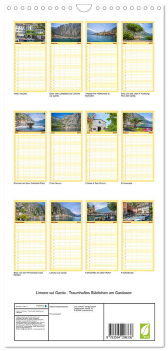 Limone sul Garda - Traumhaftes Städtchen am Gardasee (CALVENDO Familienplaner 2027)