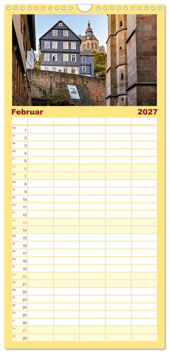 Mein historisches Marburg (CALVENDO Familienplaner 2027)