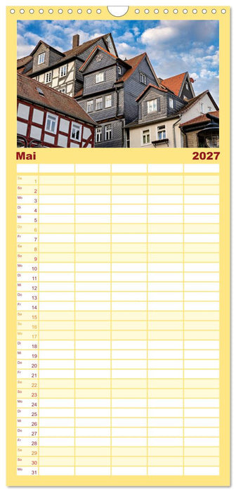 Mein historisches Marburg (CALVENDO Familienplaner 2027)