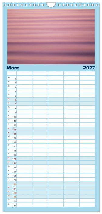 Wasserzauber (CALVENDO Familienplaner 2027)