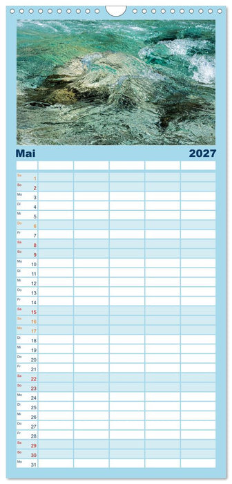 Wasserzauber (CALVENDO Familienplaner 2027)