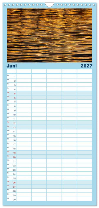 Wasserzauber (CALVENDO Familienplaner 2027)