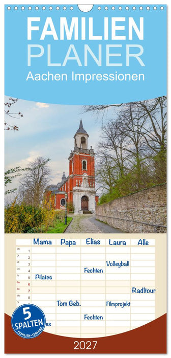 Aachen Impressionen (CALVENDO Familienplaner 2027)
