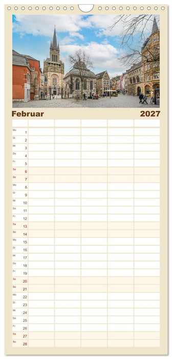 Aachen Impressionen (CALVENDO Familienplaner 2027)