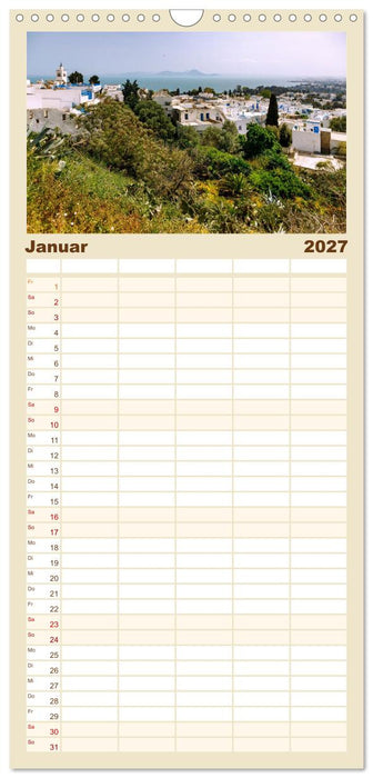 Tunesien. Magie des Orients (CALVENDO Familienplaner 2027)