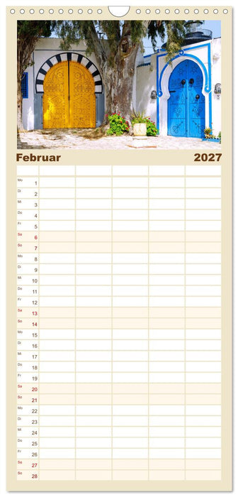 Tunesien. Magie des Orients (CALVENDO Familienplaner 2027)