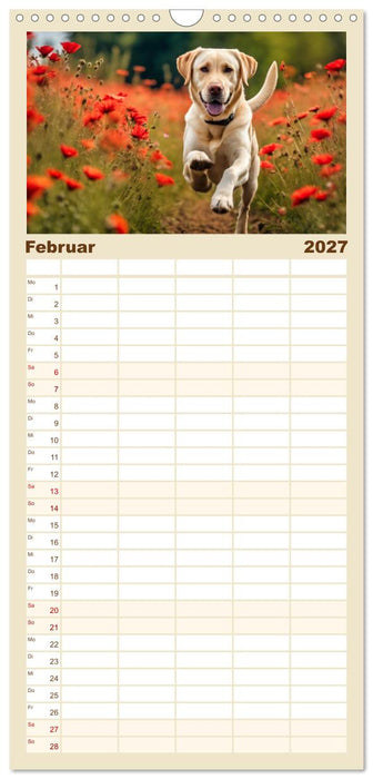 Treue Jagdbegleiter (CALVENDO Familienplaner 2027)