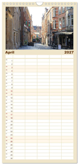 Bezauberndes Löwen in Belgien (CALVENDO Familienplaner 2027)