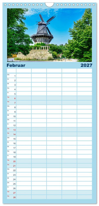 Reiseziele in Deutschland (CALVENDO Familienplaner 2027)
