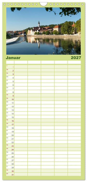 Deutschlands schönste Altstädte - Bayern (CALVENDO Familienplaner 2027)
