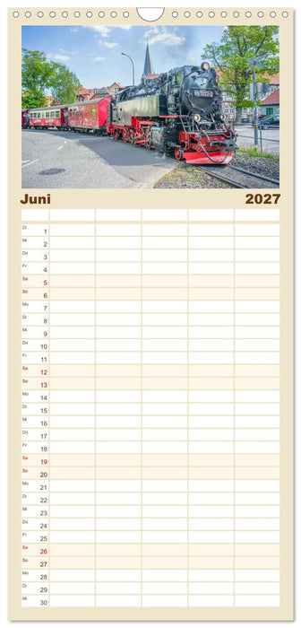 Wernigerode - Historische Fachwerkstadt am Harz (CALVENDO Familienplaner 2027)