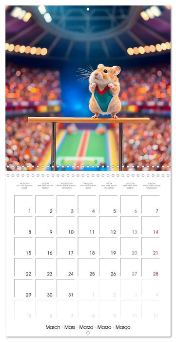 Hamster Games - When fluff becomes a competition (CALVENDO Monthly Calendar 2027)