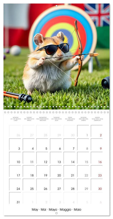 Hamster Games - When fluff becomes a competition (CALVENDO Monthly Calendar 2027)