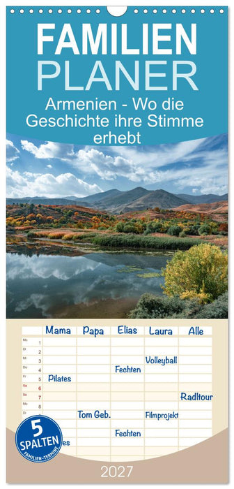 Armenien - Wo die Geschichte ihre Stimme erhebt (CALVENDO Familienplaner 2027)