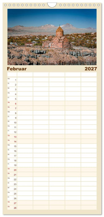 Armenien - Wo die Geschichte ihre Stimme erhebt (CALVENDO Familienplaner 2027)