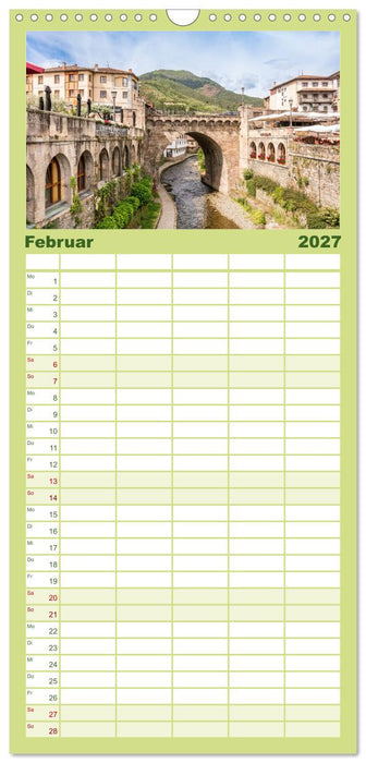Nordspanien - wo Natur und Kultur verschmelzen (CALVENDO Familienplaner 2027)