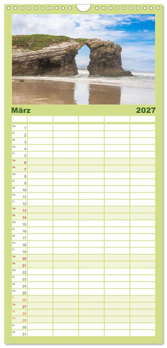 Nordspanien - wo Natur und Kultur verschmelzen (CALVENDO Familienplaner 2027)