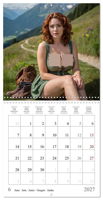 Charm of the Alps (CALVENDO Monthly Calendar 2027)