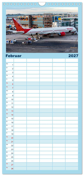 Flieger von Boeing (CALVENDO Familienplaner 2027)