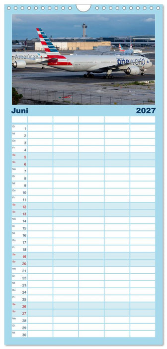 Flieger von Boeing (CALVENDO Familienplaner 2027)