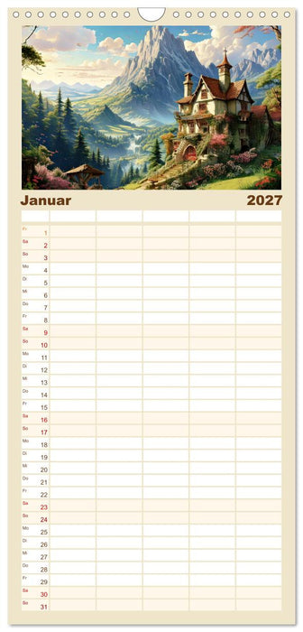 Reise in einer Märchenwelt (CALVENDO Familienplaner 2027)