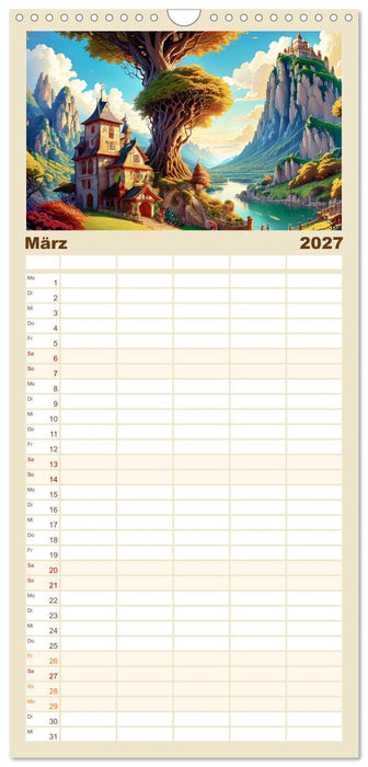 Reise in einer Märchenwelt (CALVENDO Familienplaner 2027)
