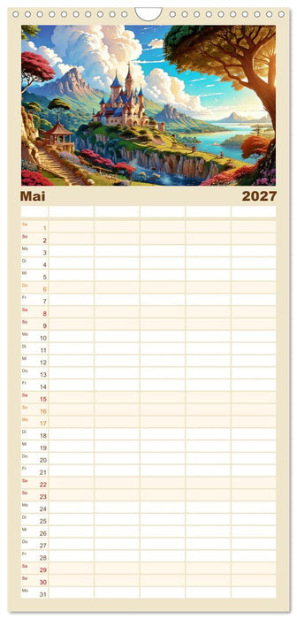 Reise in einer Märchenwelt (CALVENDO Familienplaner 2027)
