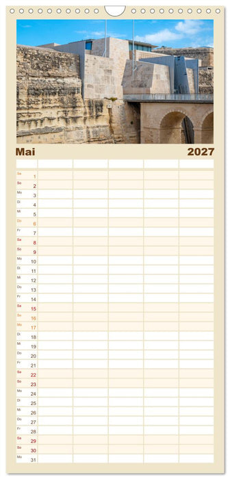 Malta - Wo Geschichte lebendig ist (CALVENDO Familienplaner 2027)