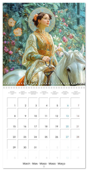 Stylish Women Art Nouveau Era (CALVENDO Monthly Calendar 2027)