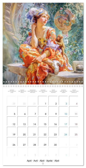 Stylish Women Art Nouveau Era (CALVENDO Monthly Calendar 2027)