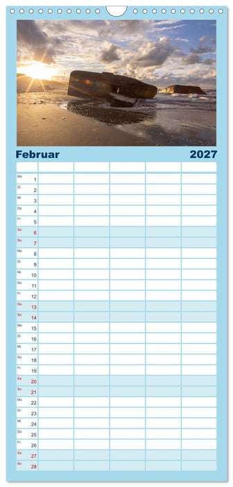 Dänemarks Nordseezauber (CALVENDO Familienplaner 2027)