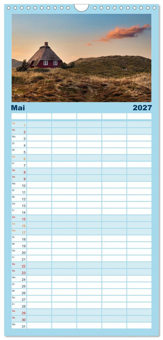 Dänemarks Nordseezauber (CALVENDO Familienplaner 2027)