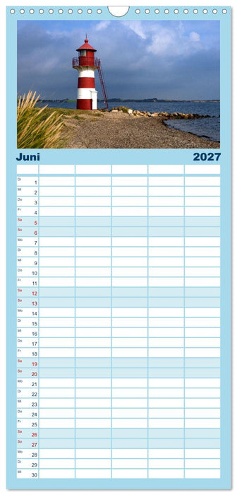 Dänemarks Nordseezauber (CALVENDO Familienplaner 2027)