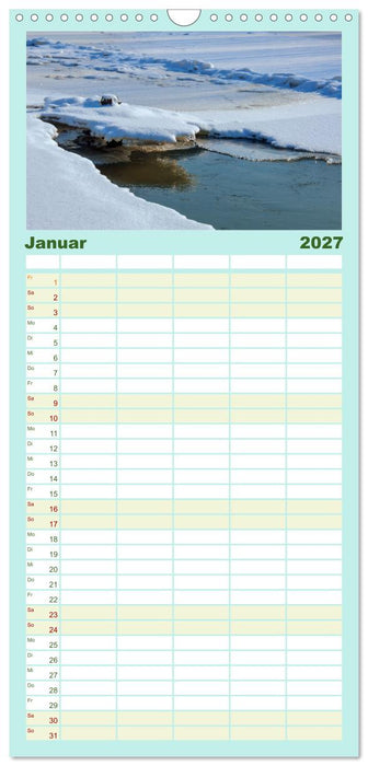 Streifzüge durch Feld und Flur (CALVENDO Familienplaner 2027)