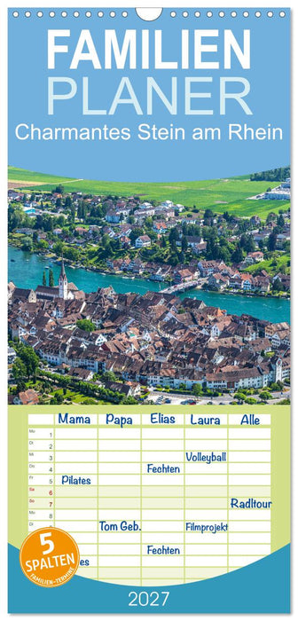 Charmantes Stein am Rhein (CALVENDO Familienplaner 2027)