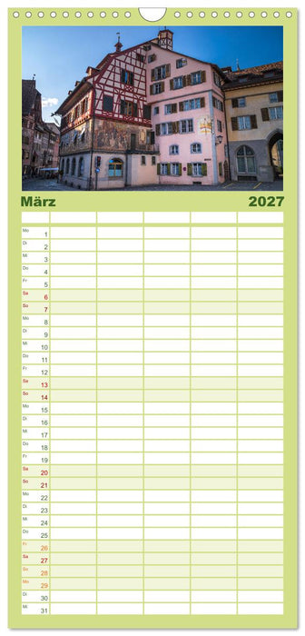 Charmantes Stein am Rhein (CALVENDO Familienplaner 2027)
