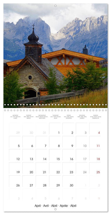 View of the mountains - Alps and Dolomites - (CALVENDO Monthly Calendar 2027)
