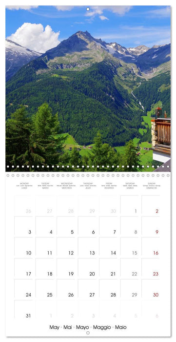 View of the mountains - Alps and Dolomites - (CALVENDO Monthly Calendar 2027)